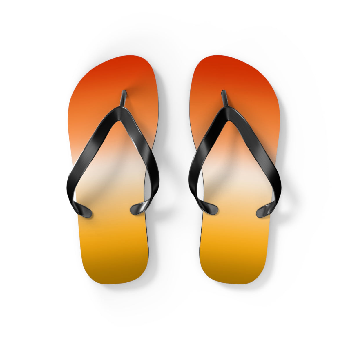 Butch Lesbian Pride Ombre Flip Flops