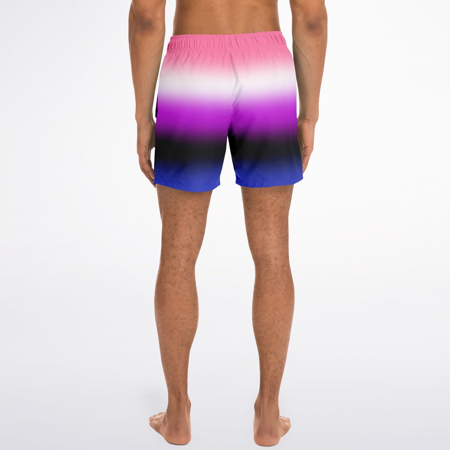 Genderfluid Pride Ombre Swim Shorts