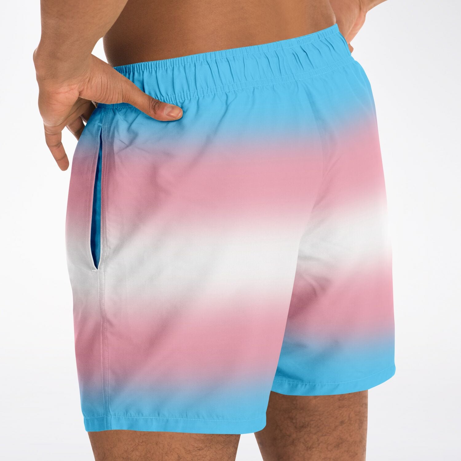 Transgender Pride Ombre Swim Shorts