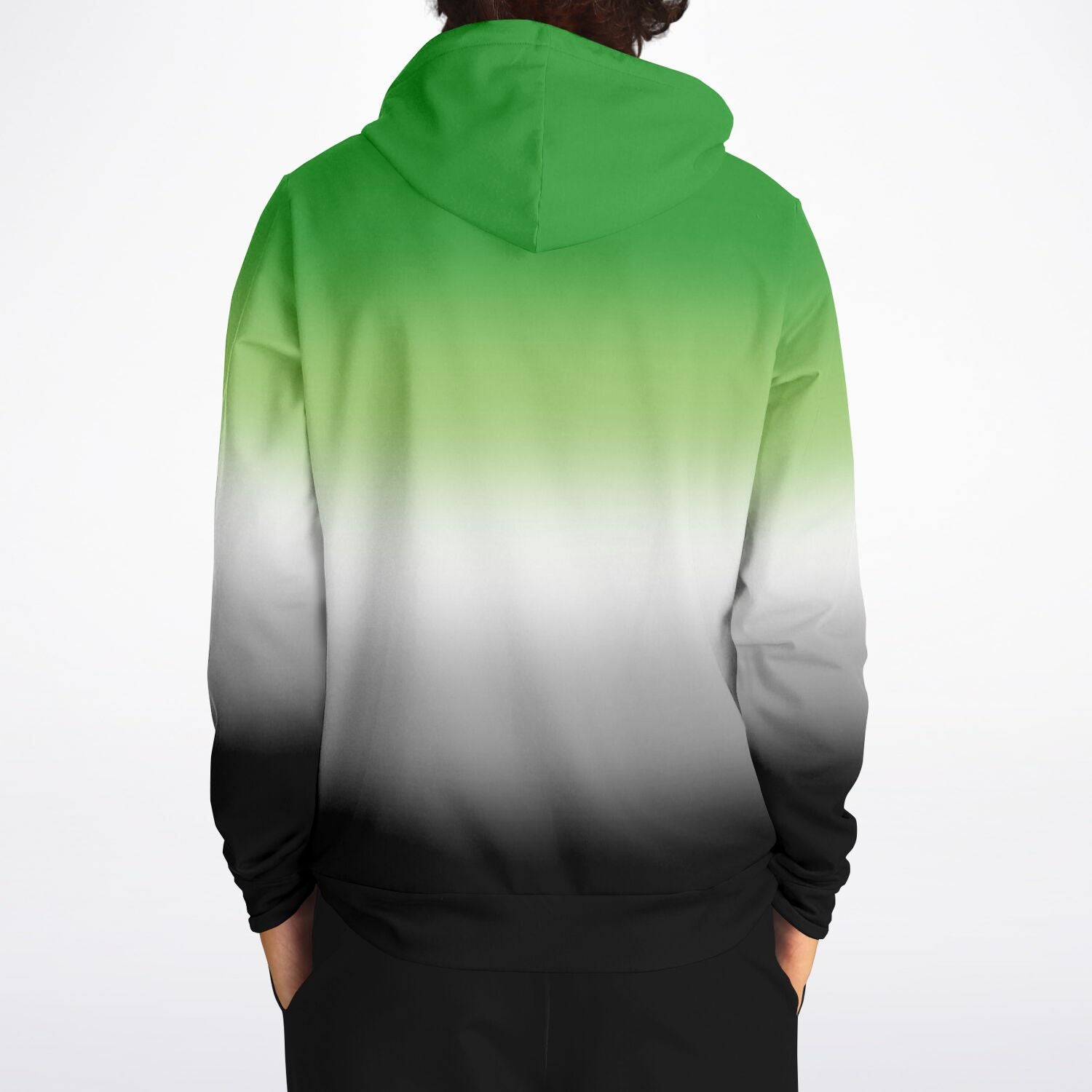 Aromantic Pride Ombre Pullover Hoodie