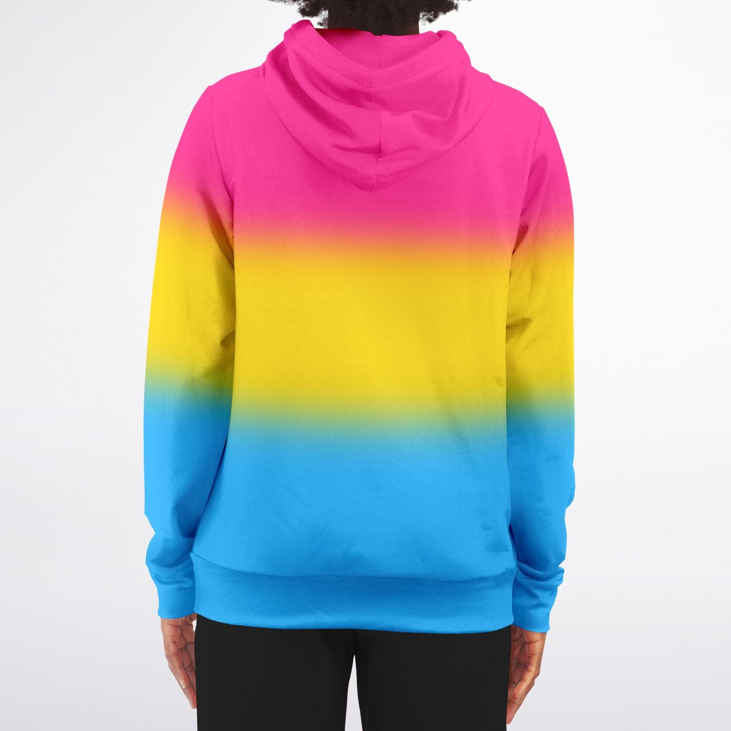 Pansexual Pride Ombre Full-Zip Hoodie