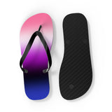 Genderfluid Pride Ombre Flip Flops