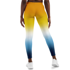 Aroace Pride Ombre Leggings Leggings - AOP PRIDE MODE