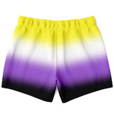 Non-binary Pride Ombre Swim Shorts