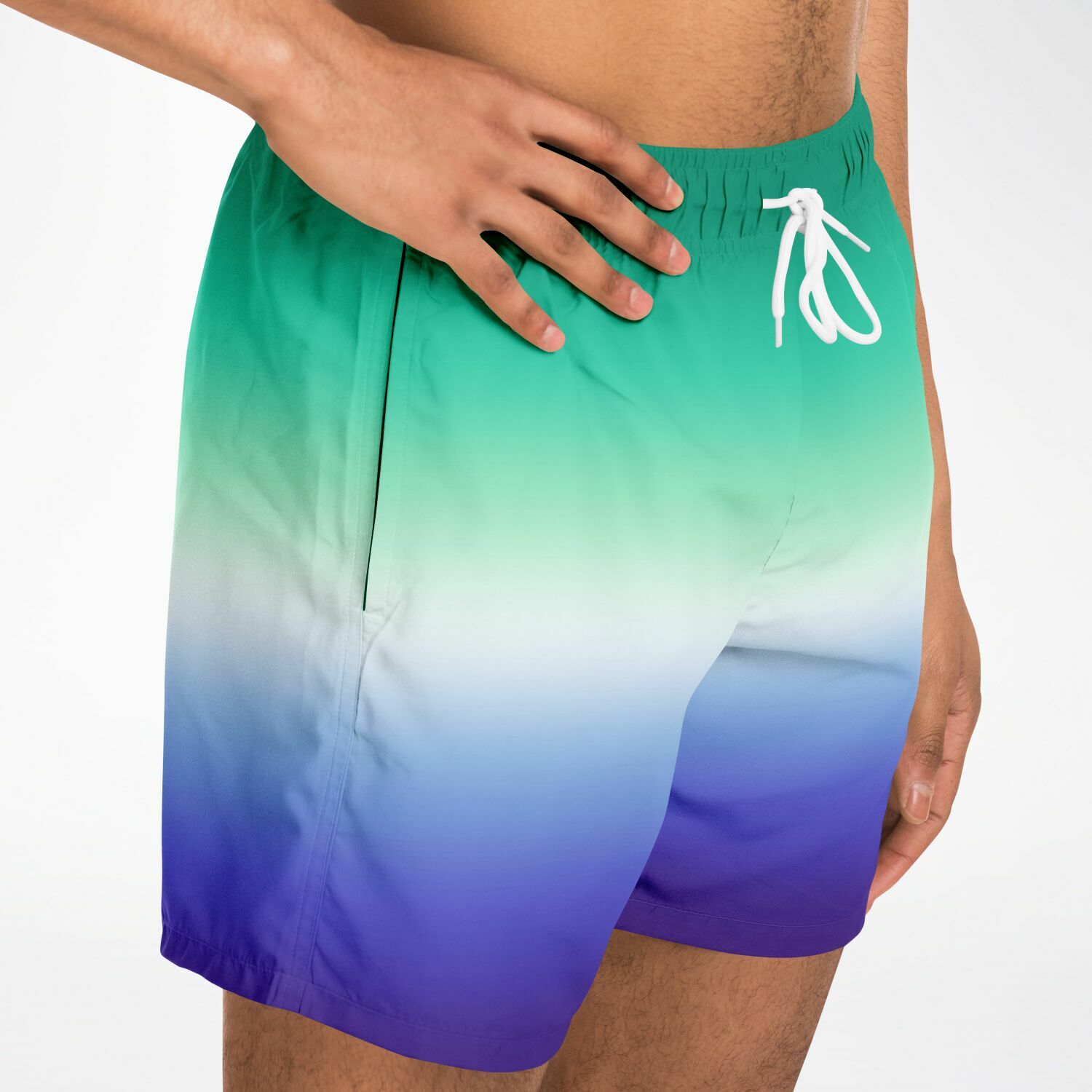 Gay MLM Vincian Pride Ombre Swim Shorts