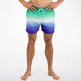 Gay MLM Vincian Pride Ombre Swim Shorts