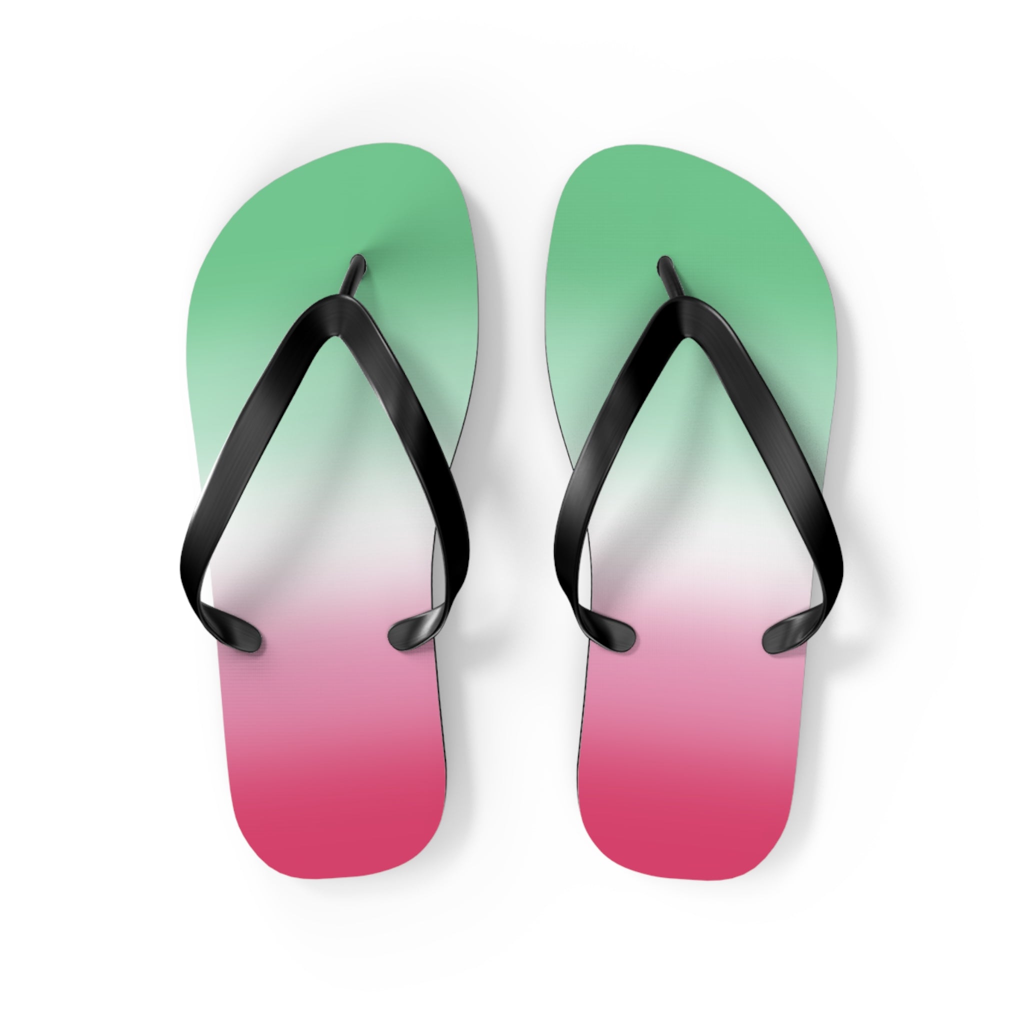 Abrosexual Pride Ombre Flip Flops