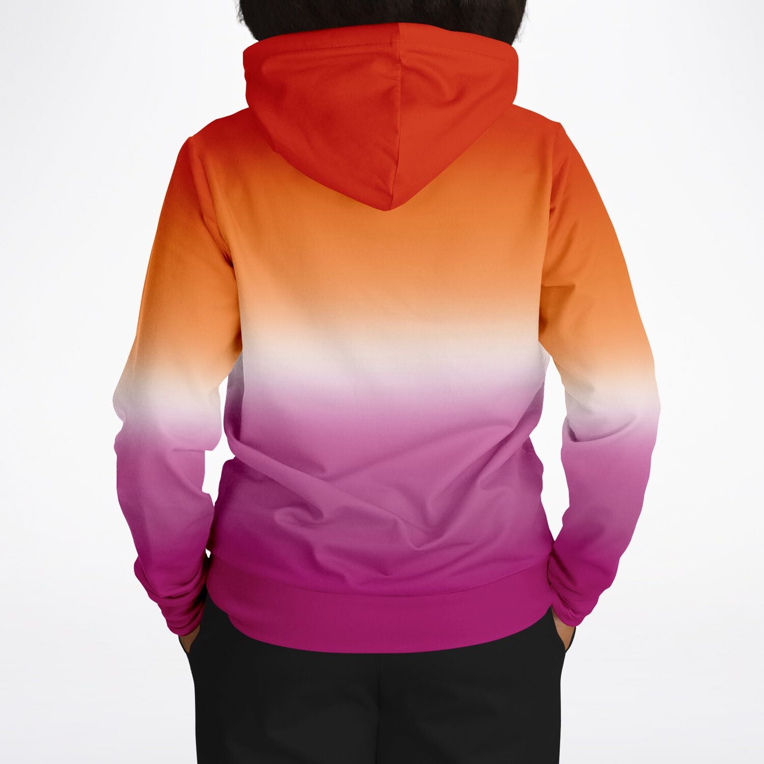 Lesbian Pride Ombre Pullover Hoodie