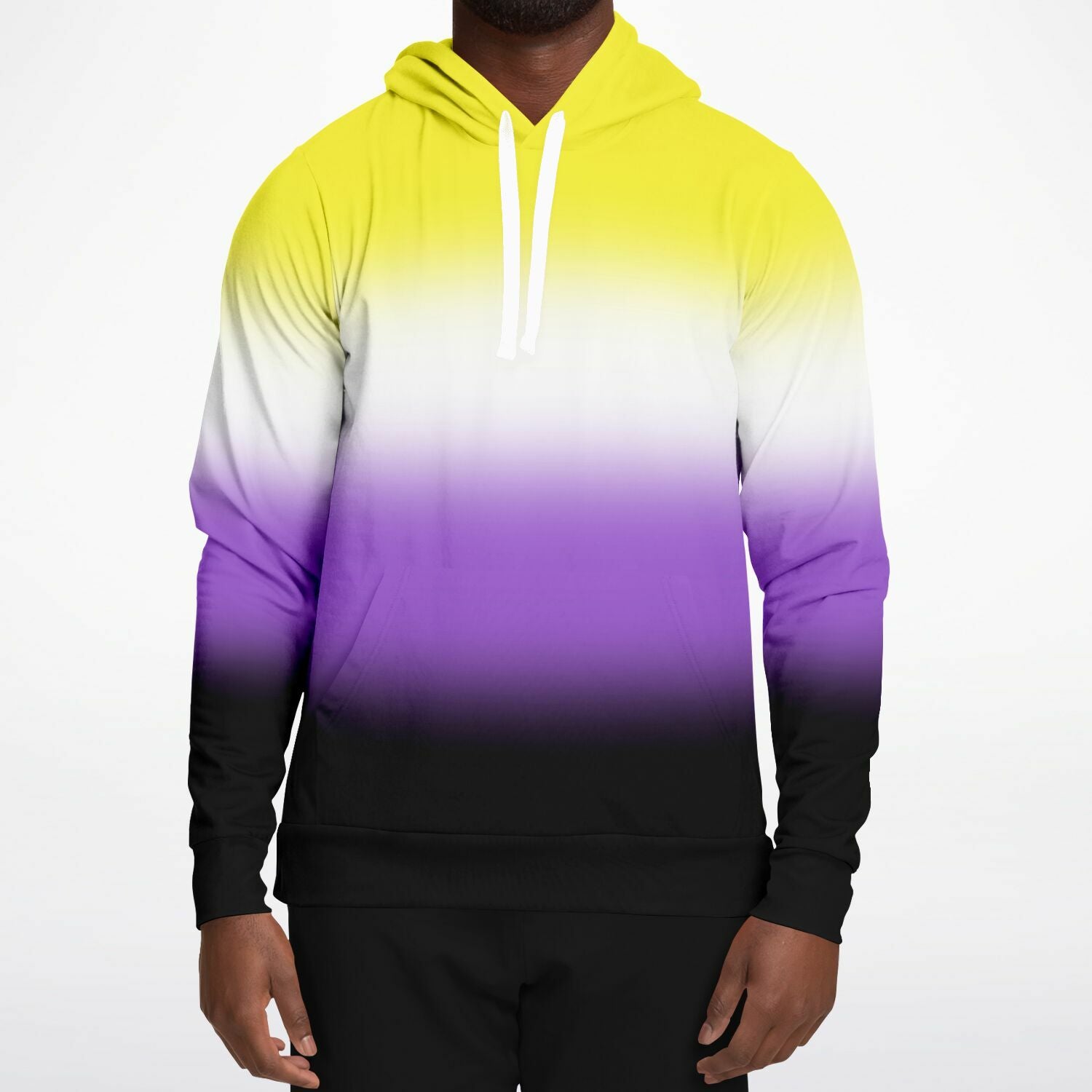 Non-binary Pride Ombre Pullover Hoodie