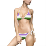 Genderqueer Pride Ombre String Bikini