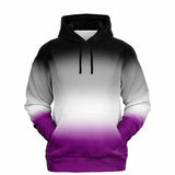 Asexual Pride Ombre Pullover Hoodie