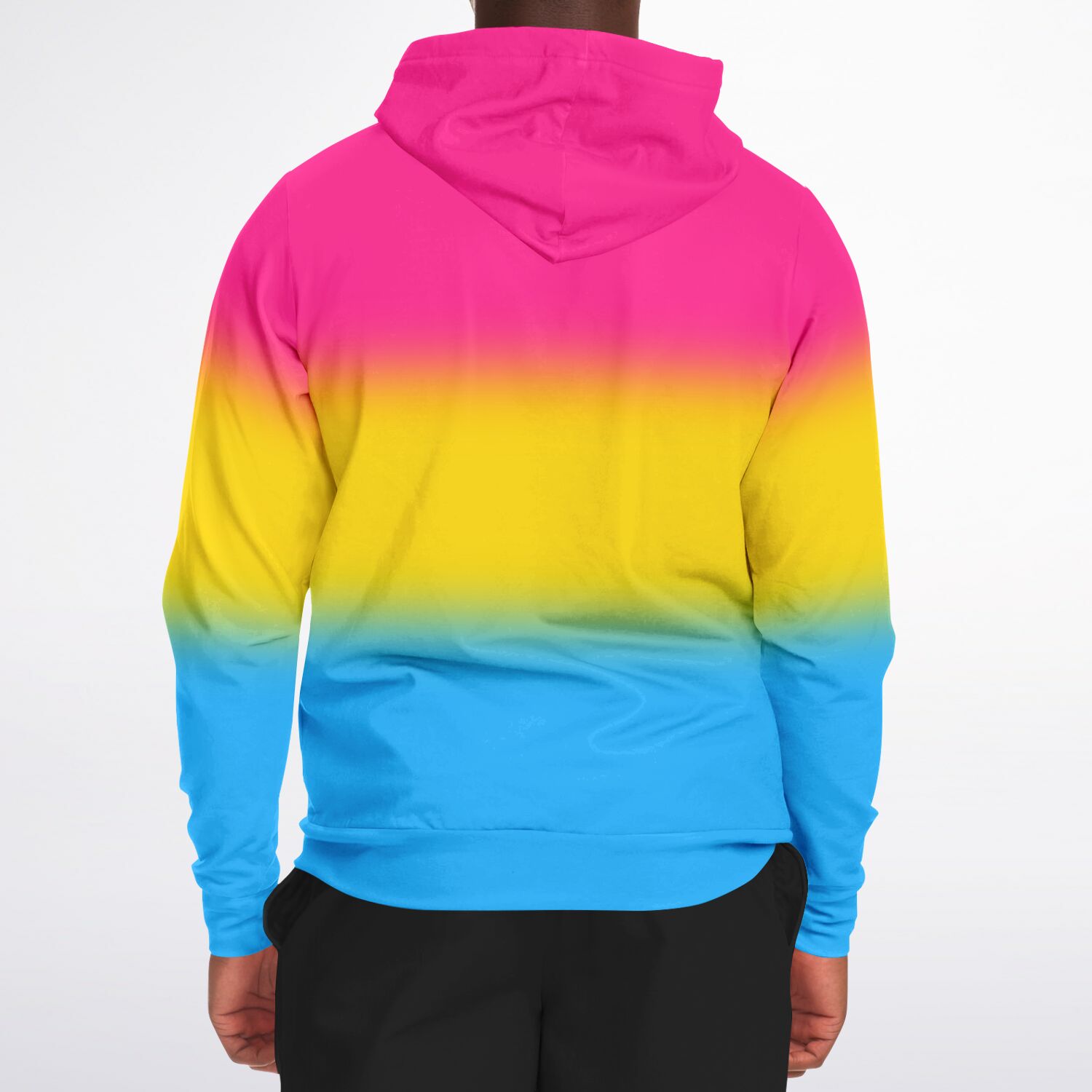 Pansexual Pride Ombre Full-Zip Hoodie