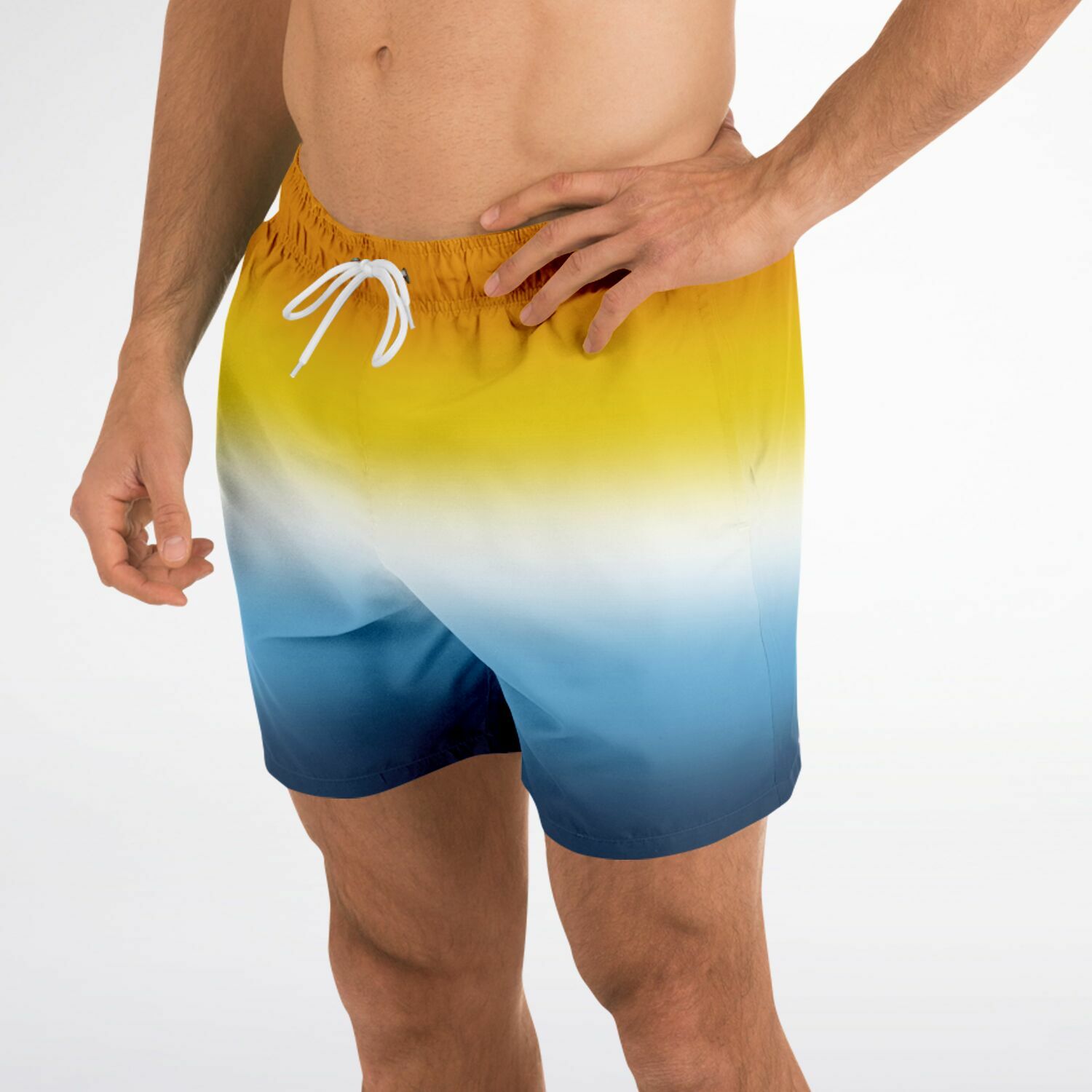 Aroace Pride Ombre Swim Shorts