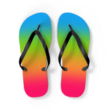 Panromantic Pride Ombre Flip Flops