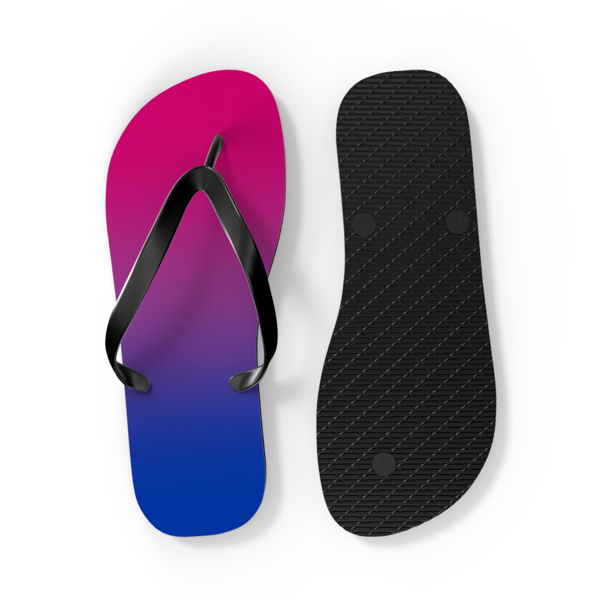 Bisexual Pride Ombre Flip Flops