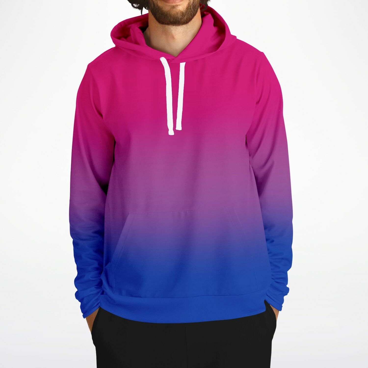 Bisexual Pride Ombre Pullover Hoodie