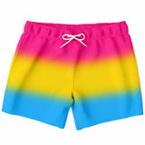 Pansexual Pride Ombre Swim Shorts