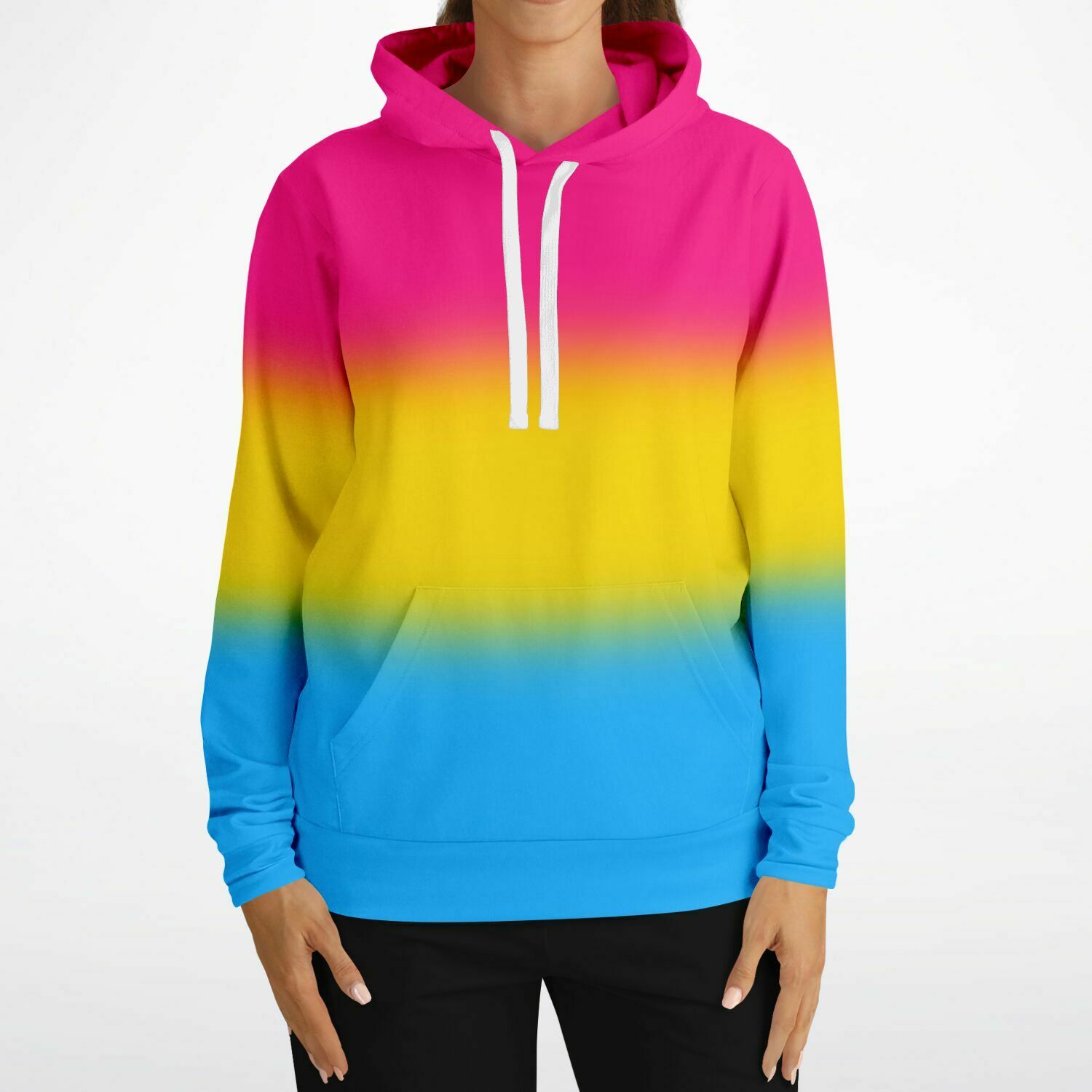 Pansexual Pride Ombre Pullover Hoodie