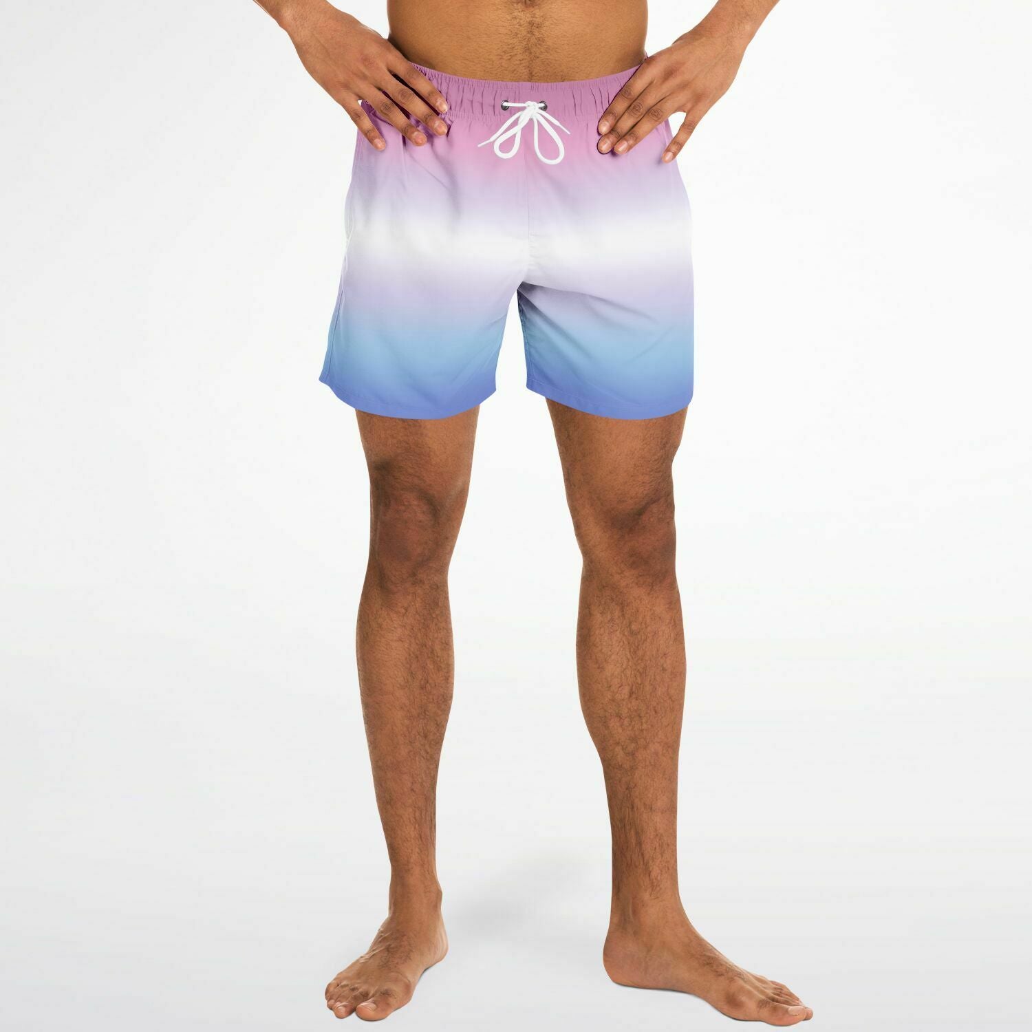 Bigender Pride Ombre Swim Shorts