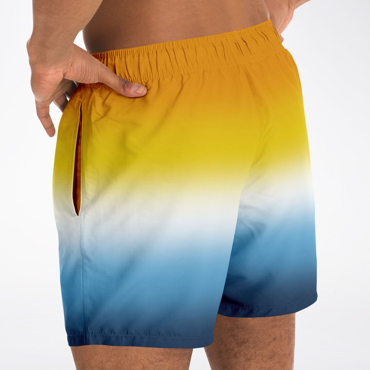 Aroace Pride Ombre Swim Shorts