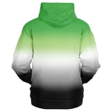 Aromantic Pride Ombre Full-Zip Hoodie