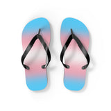 Transgender Pride Ombre Flip Flops