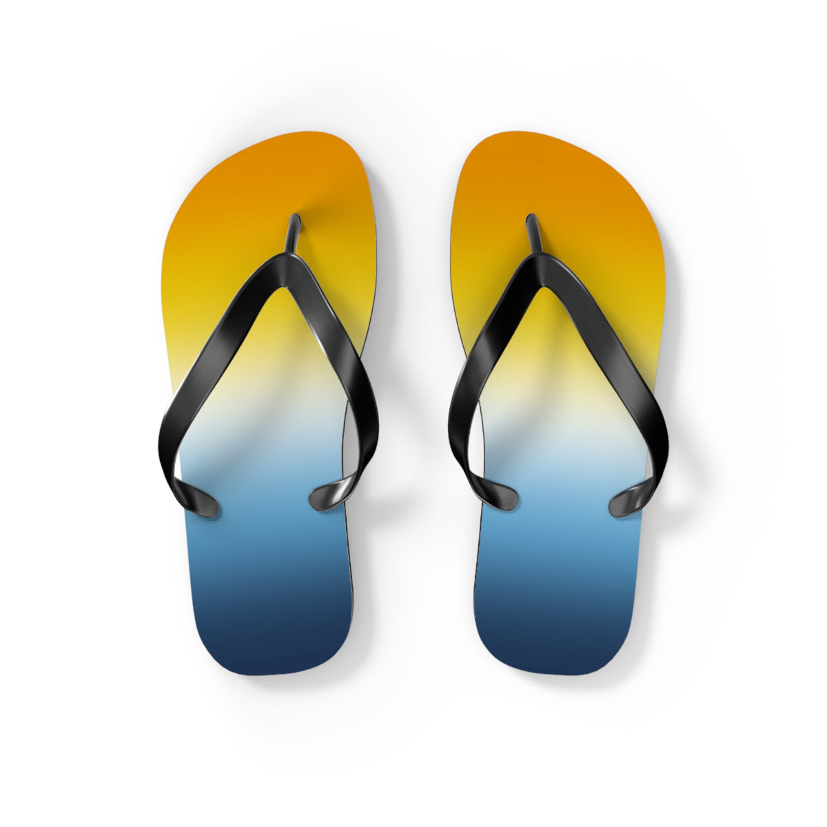 Aroace Pride Ombre Flip Flops