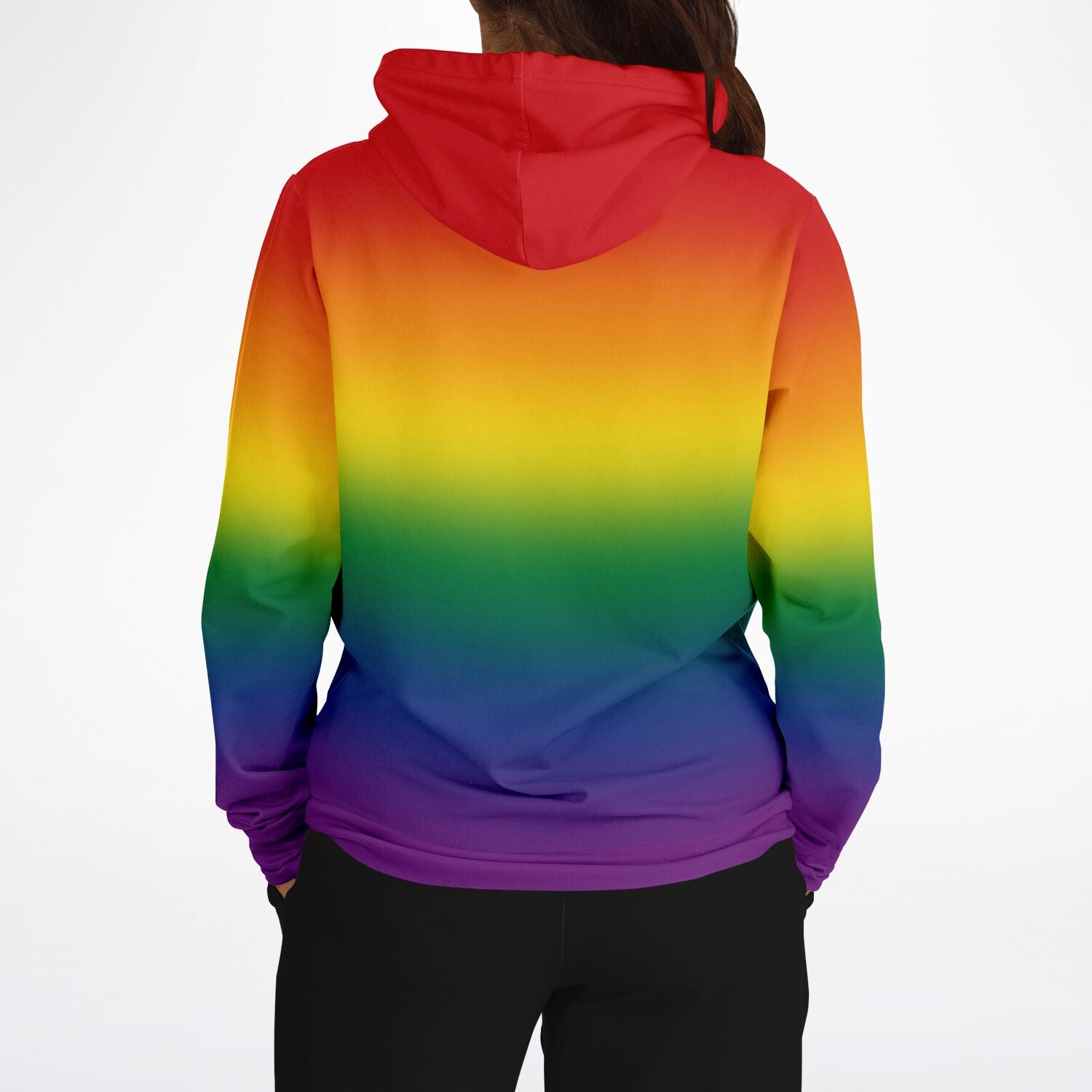 Rainbow Ombre Pride Pullover Hoodie