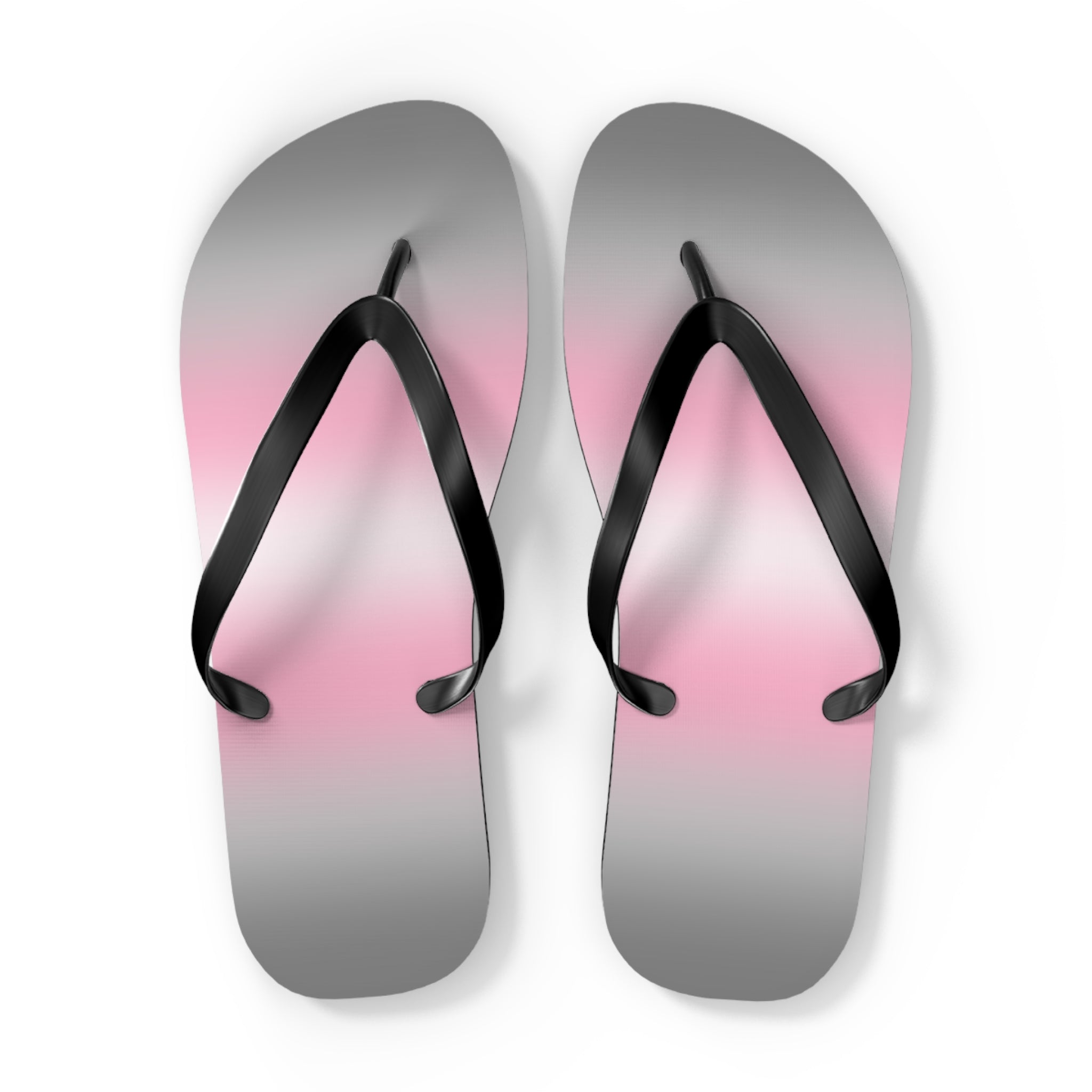 Demigirl Pride Ombre Flip Flops