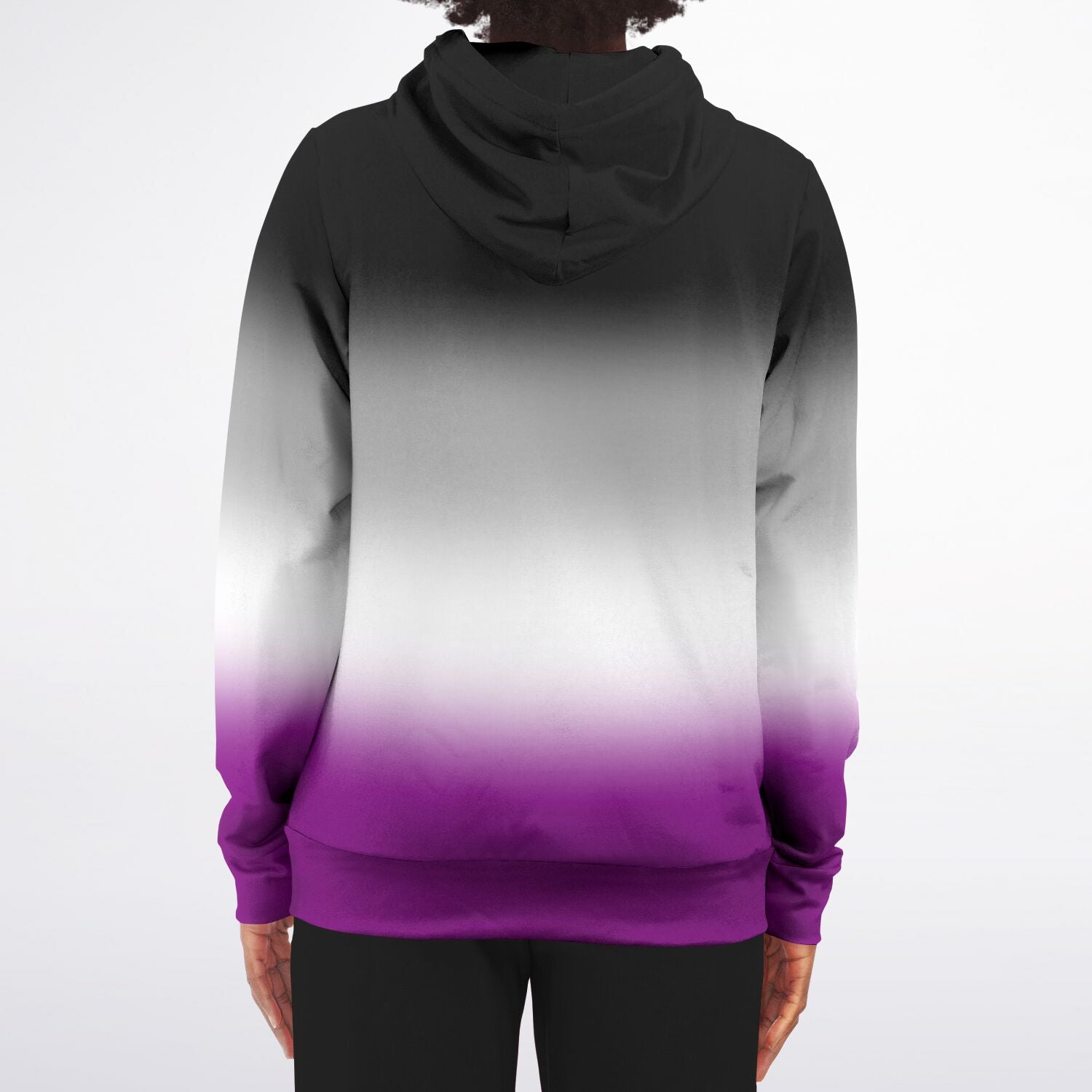 Asexual Pride Ombre Full-Zip Hoodie