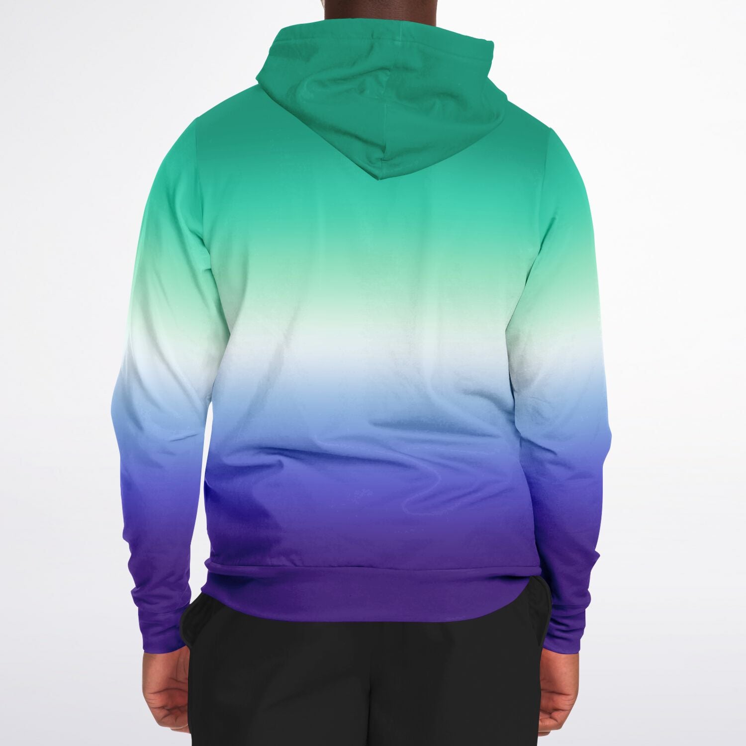 Gay MLM Vincian Pride Ombre Full-Zip Hoodie