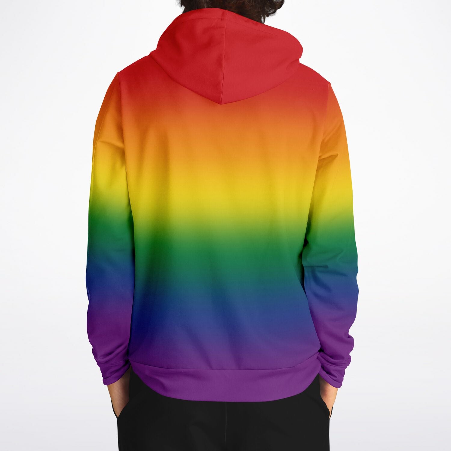 Rainbow Ombre Pride Pullover Hoodie