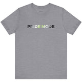 Agender Pride Mode Ombre Logo Tee