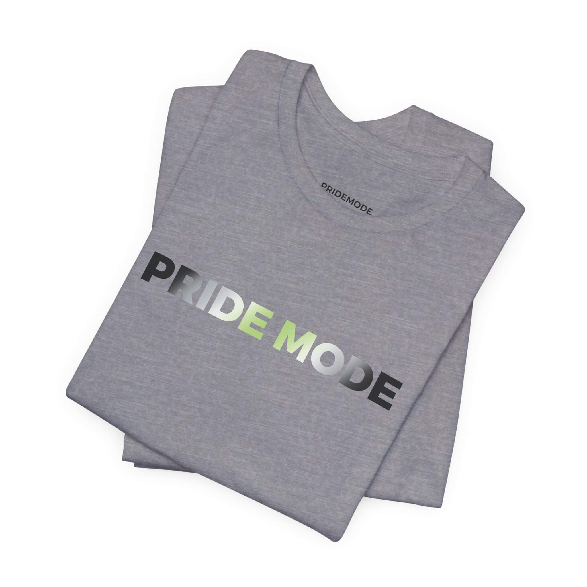 Agender Pride Mode Ombre Logo Tee