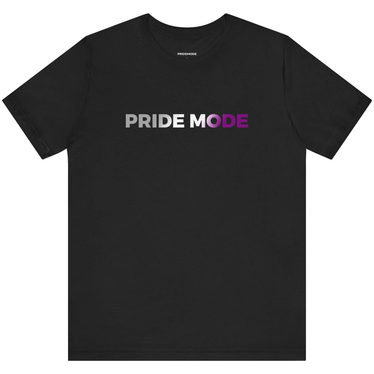 Asexual Pride Mode Ombre Logo Tee