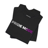 Asexual Pride Mode Ombre Logo Tee