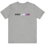 Asexual Pride Mode Ombre Logo Tee