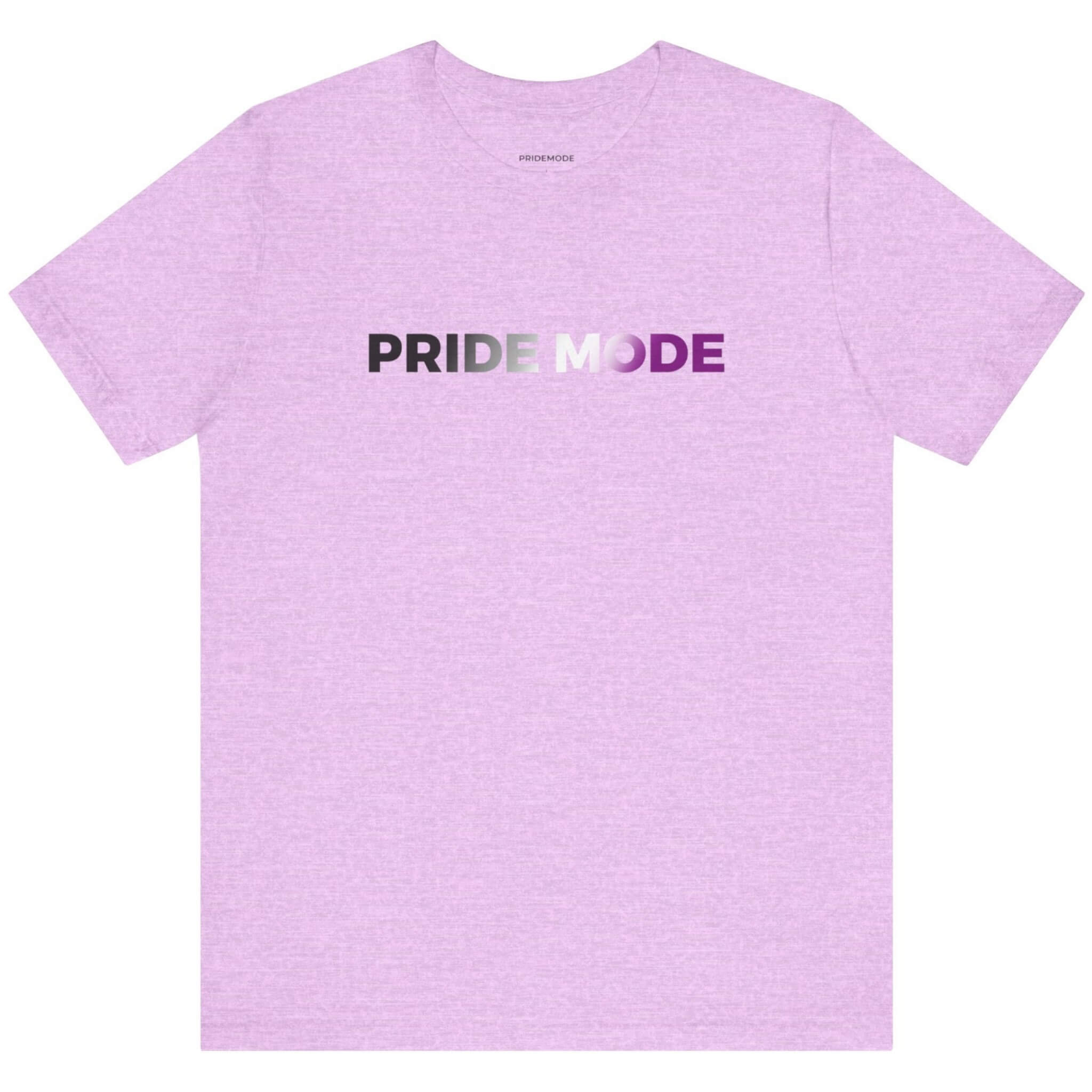 Asexual Pride Mode Ombre Logo Tee