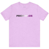 Asexual Pride Mode Ombre Logo Tee