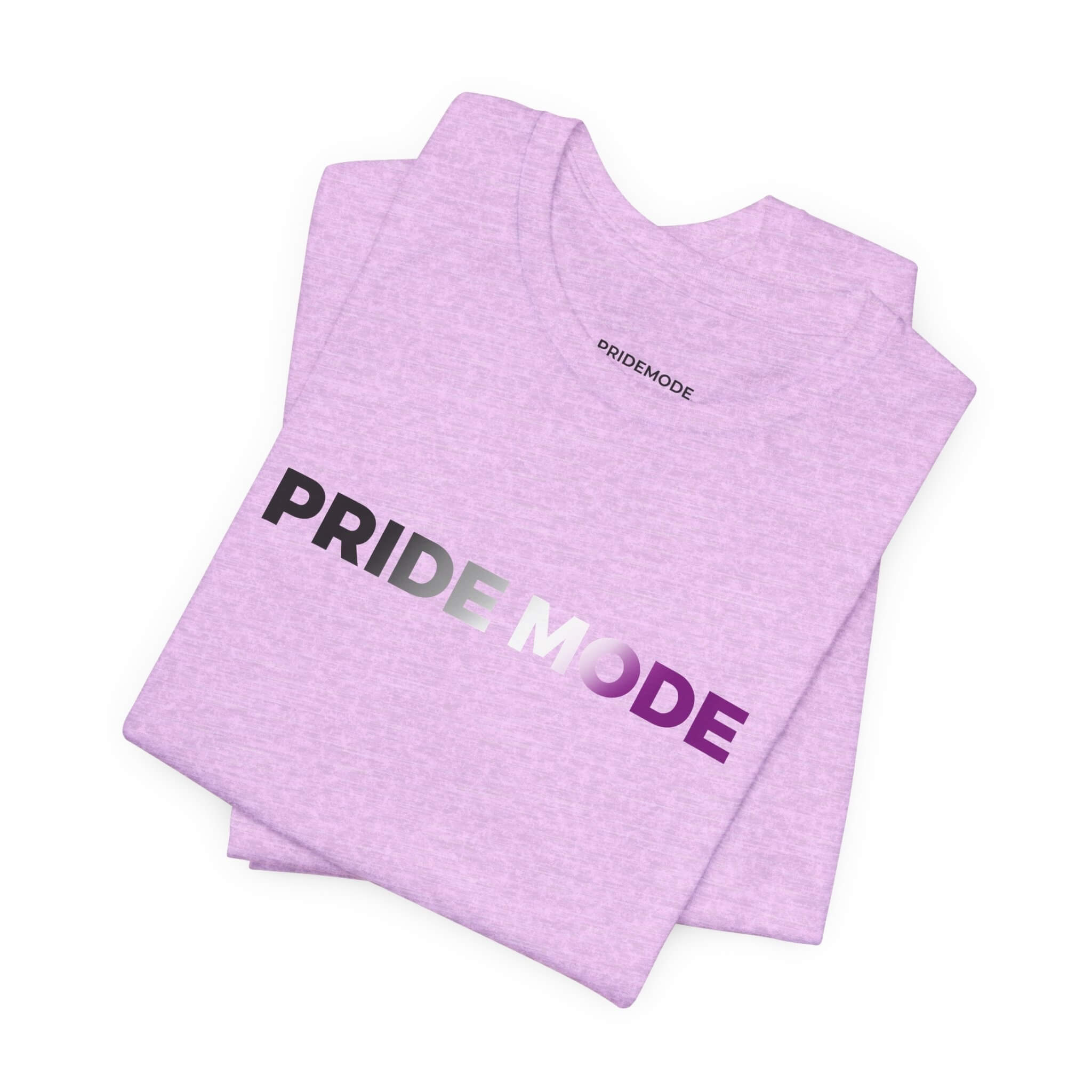 Asexual Pride Mode Ombre Logo Tee