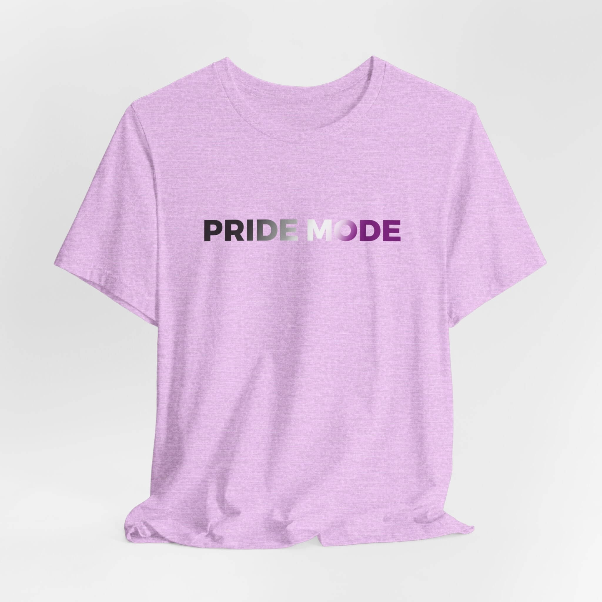 Asexual Pride Mode Ombre Logo Tee