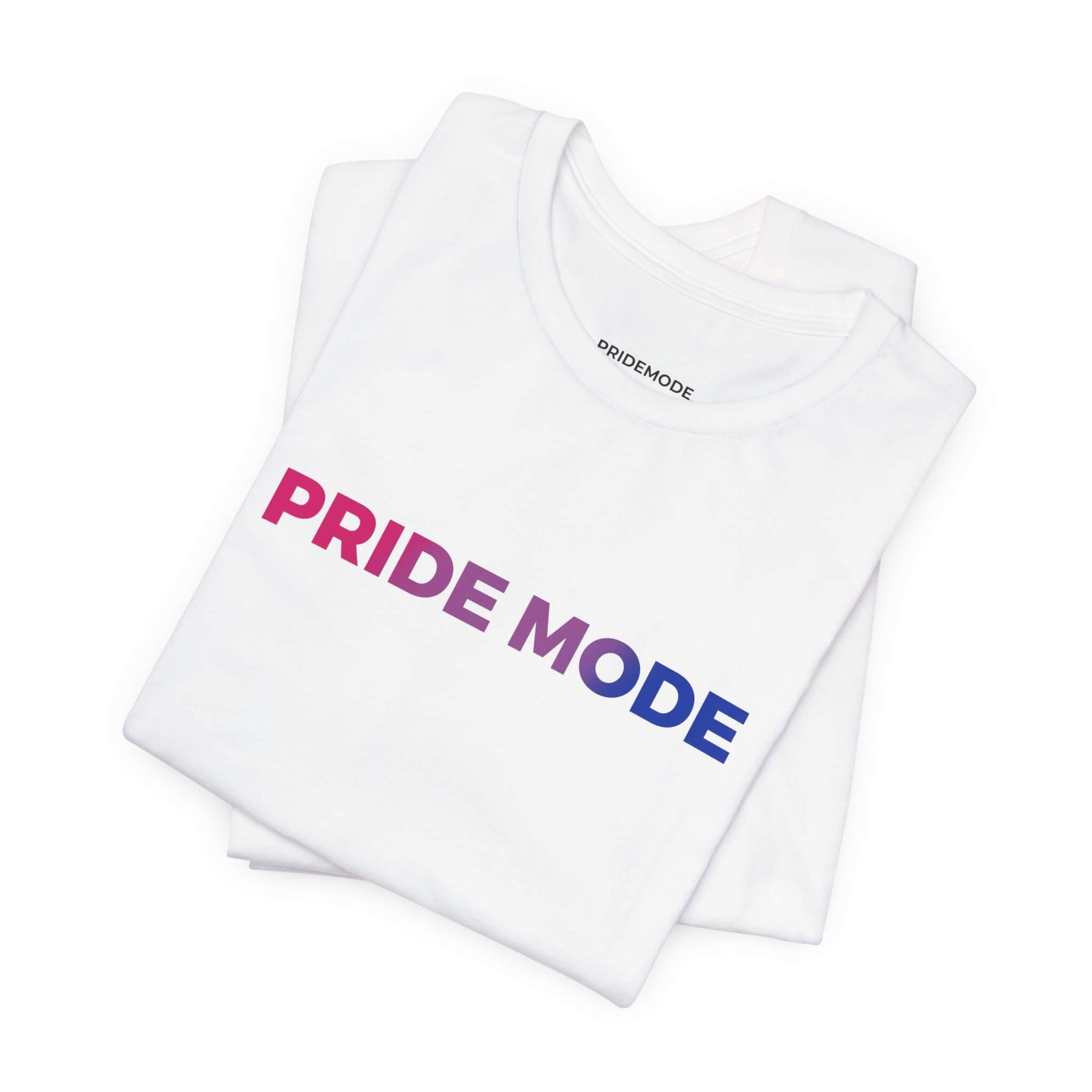 Bisexual Pride Mode Ombre Logo Tee