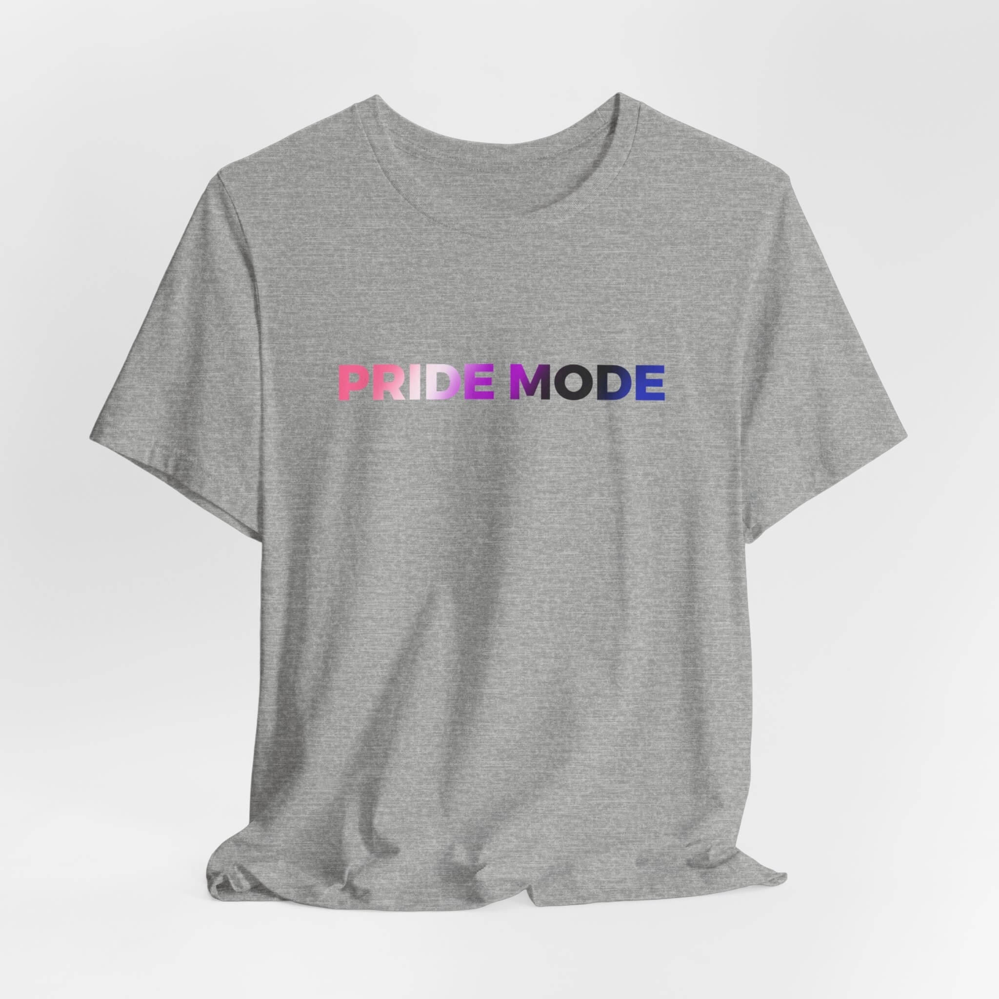 Genderfluid Pride Mode Ombre Logo Tee