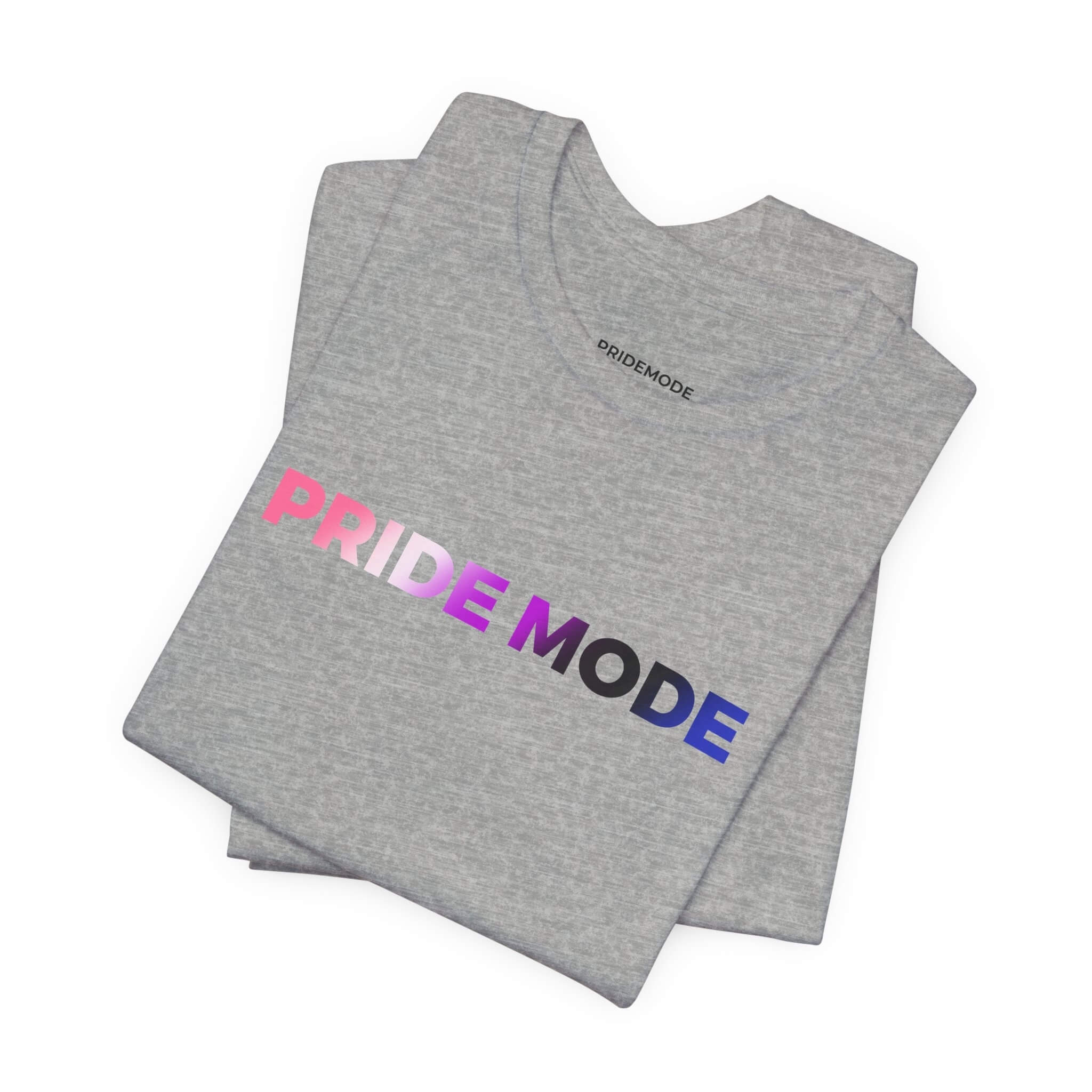 Genderfluid Pride Mode Ombre Logo Tee