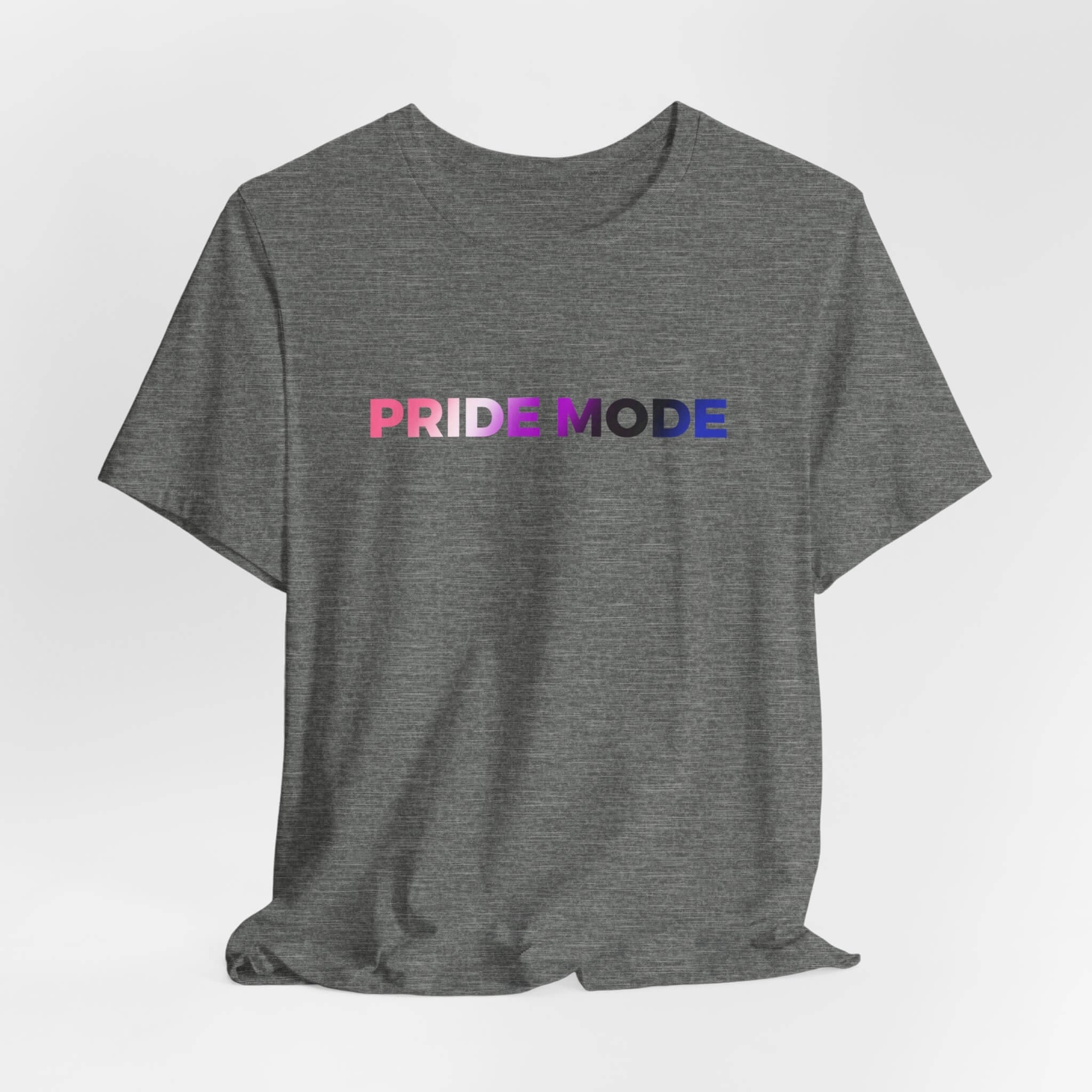 Genderfluid Pride Mode Ombre Logo Tee