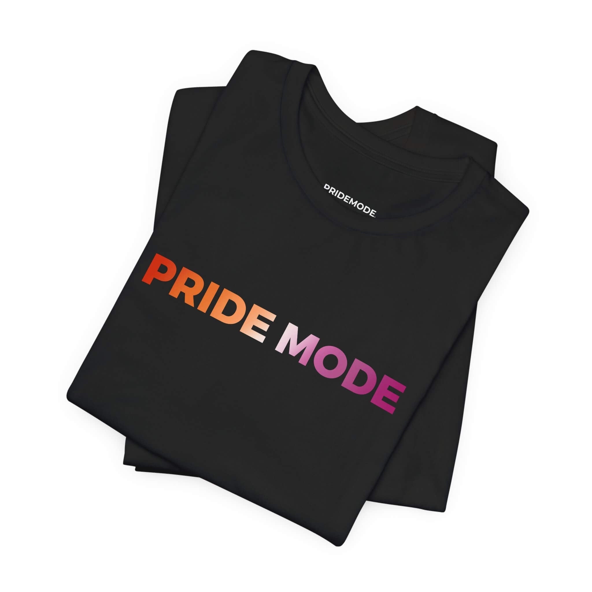 Lesbian Pride Mode Ombre Logo Tee