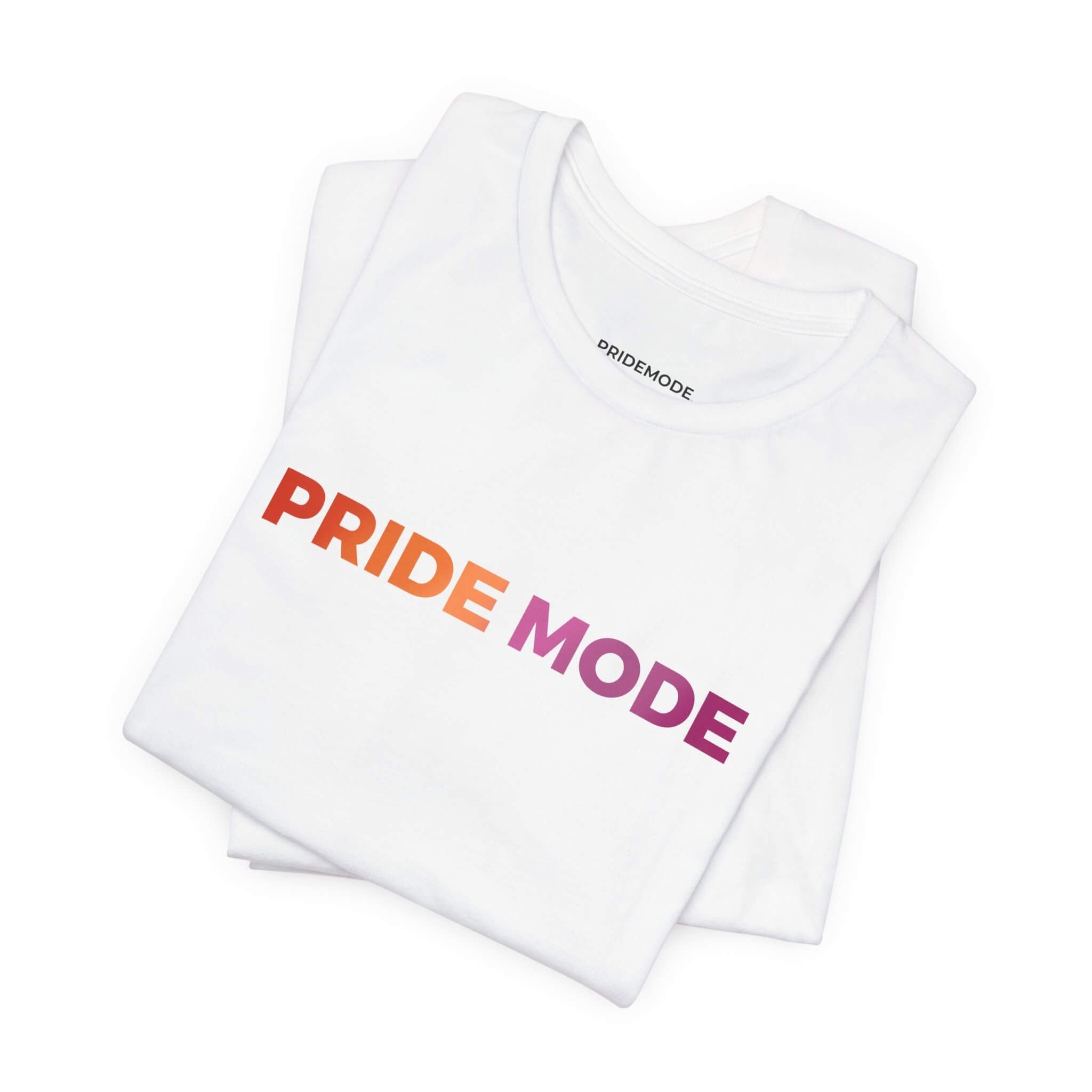 Lesbian Pride Mode Ombre Logo Tee