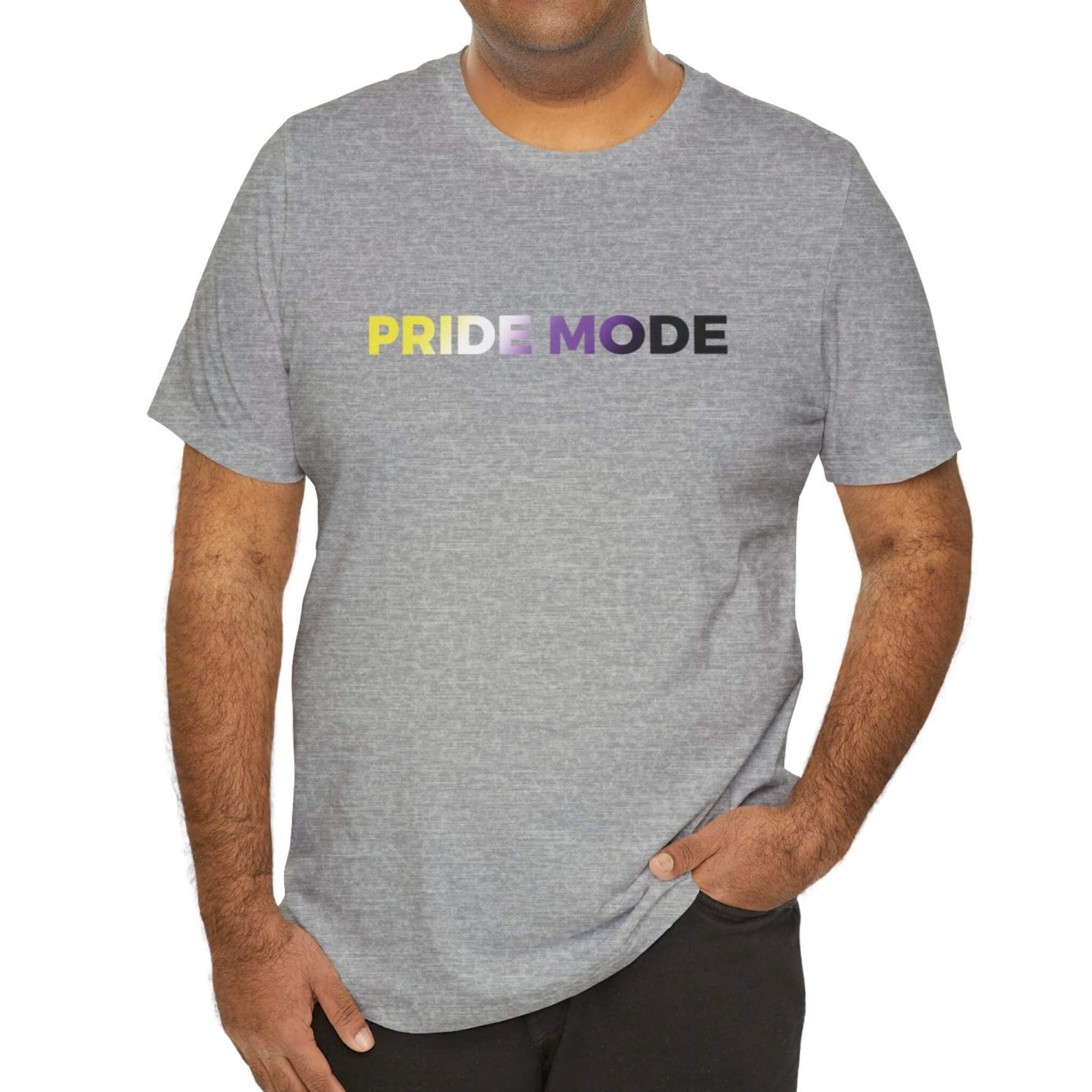 Non-binary Pride Mode Ombre Logo Tee