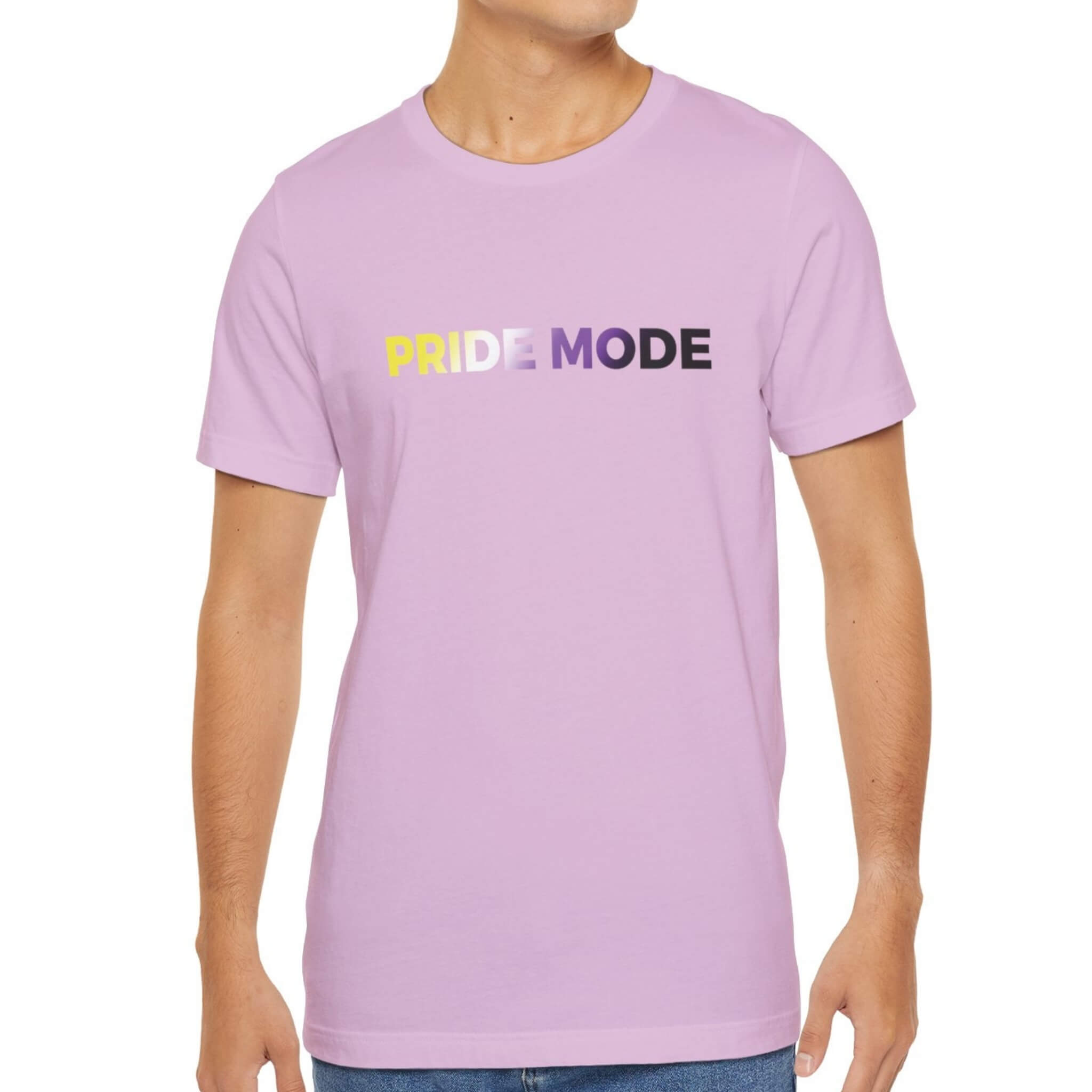 Non-binary Pride Mode Ombre Logo Tee