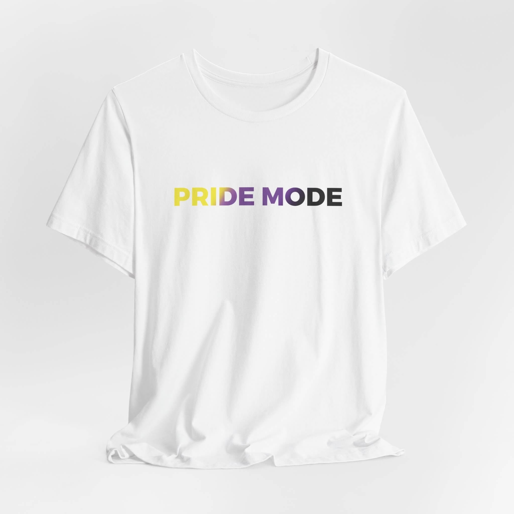 Non-binary Pride Mode Ombre Logo Tee